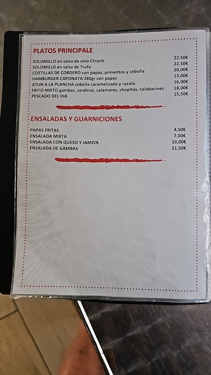Menu La Caponata-9